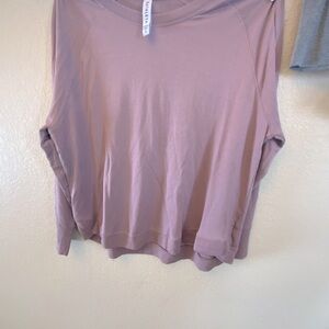 Purple Sleeveless Boxy Tee Relaxed Fit